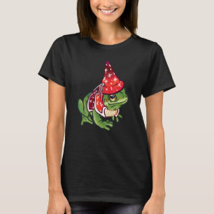 Niedlicher, magischer Red Robed Frosch-Assistent T-Shirt
