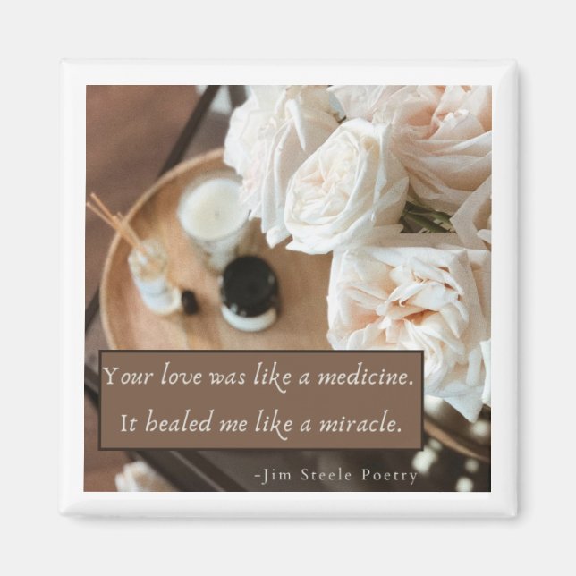 Niedlicher Magnet, der Liebe für einen Betreuer au Magnet (Vorne)