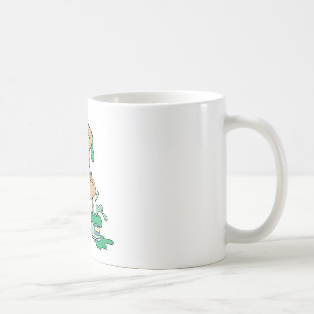 Niedlicher Maler Kaffeetasse (Rechts)