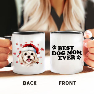 Niedlicher maltesischer Hund Personalisiert Tasse