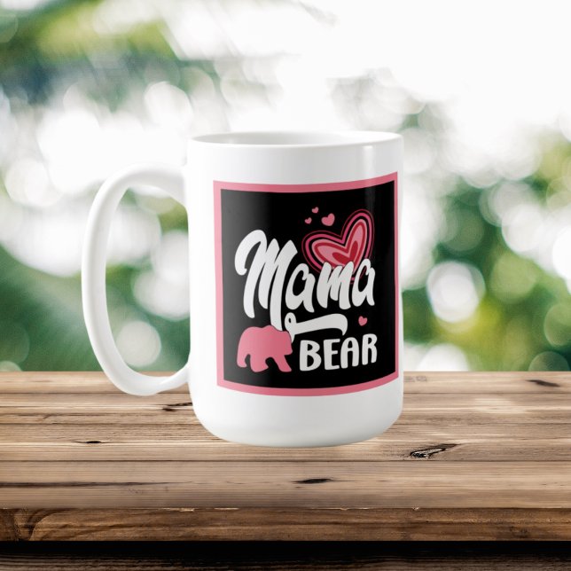 niedlicher Mama-Bär-Zusatz Kaffeetasse (Von Creator hochgeladen)
