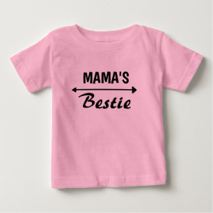 Niedlicher MAMA S Bestie T - Shirt für Babys