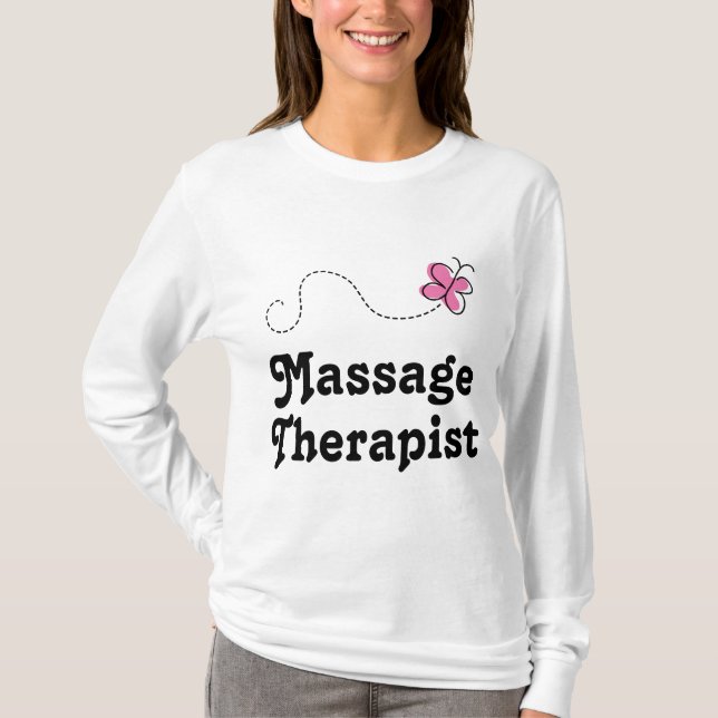 Niedlicher Massage-Therapeut T-Shirt (Vorderseite)