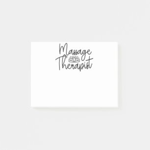 Niedlicher Massagetherapeut Post-it Klebezettel