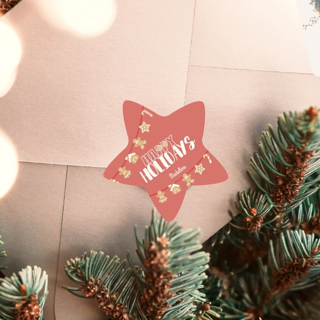 niedlicher Mausurlaub Stern-Aufkleber (Von Creator hochgeladen)