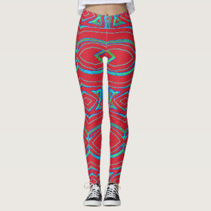 Niedlicher mehrfarbiger Trend "Ratti_Creative_Arts Leggings
