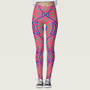 Niedlicher mehrfarbiger Trend "Ratti_Creative_Arts Leggings