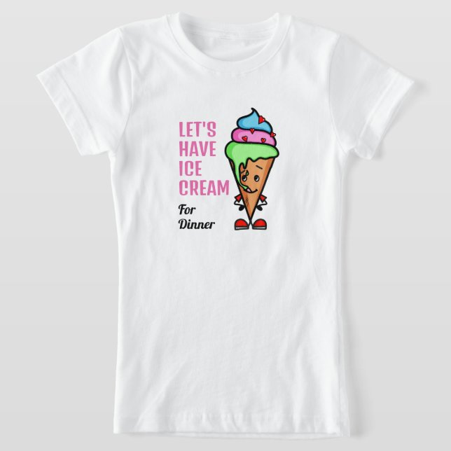 Niedlicher Melting-T - Shirt für Mädchen (Ablage )