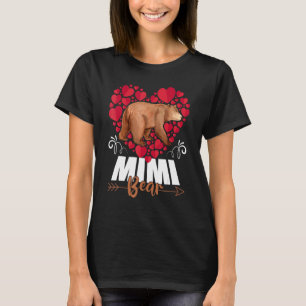Niedlicher Mimi Bär Herzchen Großmutter Muttertag T-Shirt
