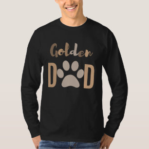 Niedlicher Minimalistischer Hund Golden Retriever T-Shirt