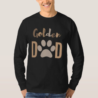Niedlicher Minimalistischer Hund Golden Retriever T-Shirt