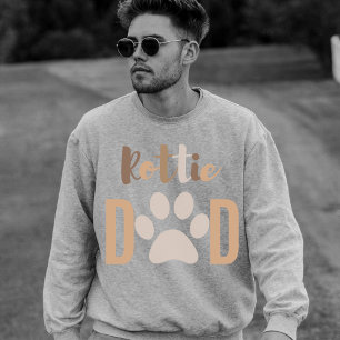 Niedlicher Minimalistischer Hund Rottie Rottweiler T-Shirt