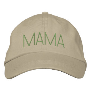 Niedlicher Minimalistischer Mama-Neutralhut Bestickte Baseballkappe