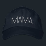 Niedlicher Minimalistischer Mama-StickHat Bestickte Baseballkappe<br><div class="desc">Jeden Tag fügen wir neue Designs hinzu!</div>