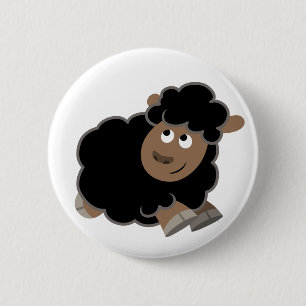 Niedlicher Mischpult-Cartoon Button