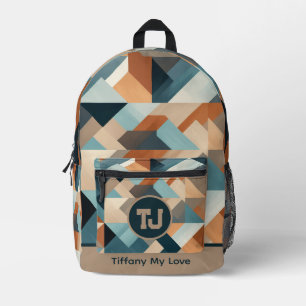 Niedlicher Mit Monogramm Gefälligkeitsartikel für Bedruckter Rucksack
