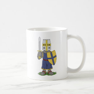 Niedlicher mittelalterlicher Ritter Tasse