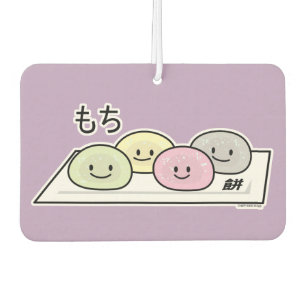 Niedlicher Mochi-Eiskremkuchen Japanischer grüner  Autolufterfrischer