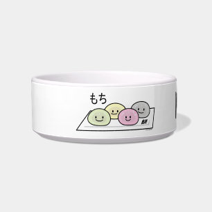 Niedlicher Mochi-Eiskremkuchen Japanischer grüner Napf