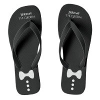 Niedlicher Mock Tuxedo Krawatte Groom Black Weddin