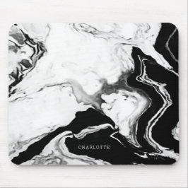 Niedlicher, moderner Panda Individuelle Name aus w Mousepad