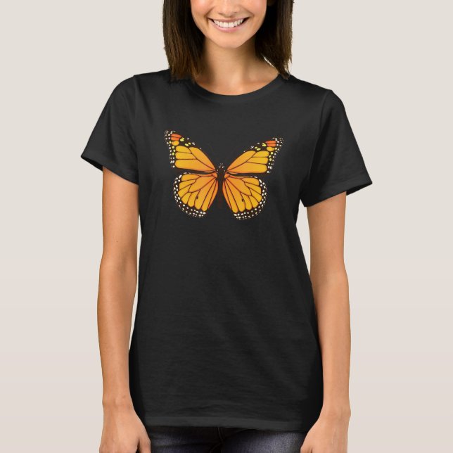 Niedlicher Monarch Butterfly T-Shirt (Vorderseite)