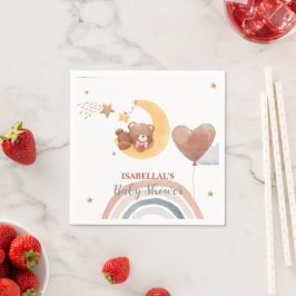 Niedlicher Mond Bärenjunge aus Afrika duschen Serviette