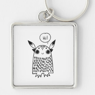 Niedlicher Monster-Cartoon Schlüsselanhänger