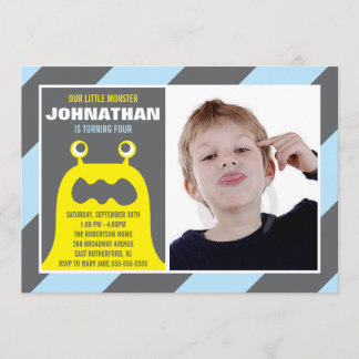 Niedlicher Monster-Einladungs-Junge Einladung