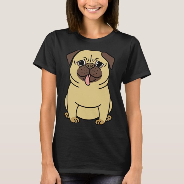 Niedlicher Mops Classic T - Shirt 246 (Vorderseite)