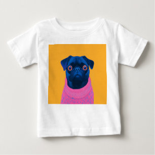 Niedlicher Mops Funny Baby T-shirt