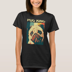 Niedlicher Mops für Männer Boys Haustier Hund Welp T-Shirt