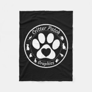 Niedlicher Mops Hund und Snowman-Freunde Kaffee au Fleecedecke