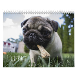 Niedlicher Mops-Hundekalender - kundengerecht Kalender
