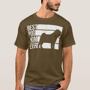 Niedlicher Mops Kunst für Mama Frauen Haustiere Hu T-Shirt