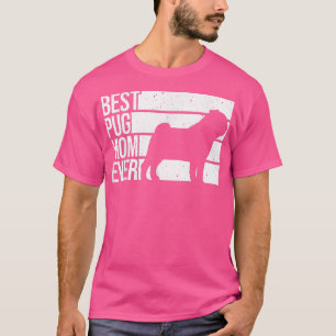 Niedlicher Mops Kunst für Mama Frauen Haustiere Hu T-Shirt
