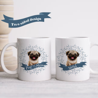 Niedlicher Mops Puppy Coffee Tasse