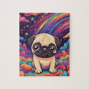 Niedlicher Mops Puzzle