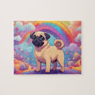 Niedlicher Mops Puzzle