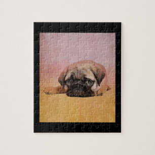 Niedlicher Mops Welpe Mops Dog Lovers Gift Puzzle