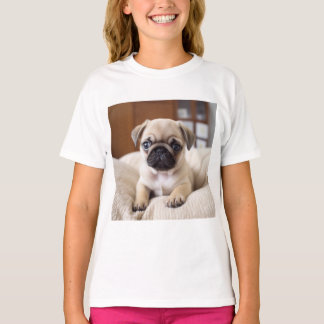 Niedlicher Mops Welpe T Shirt - Süße Tier Shirts