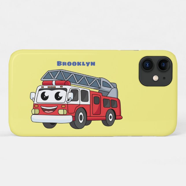 Niedlicher Motor Cartoon Case-Mate iPhone Hülle (Rückseite (Horizontal))