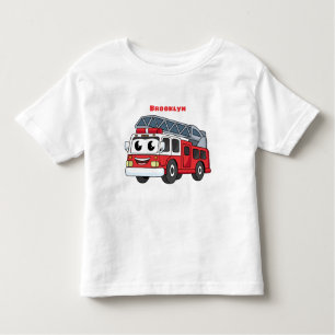 Niedlicher Motor Cartoon Kleinkind T-shirt