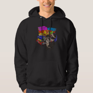 Niedlicher Müllwagen Panda Animal Kids School Stud Hoodie