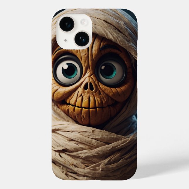 Niedlicher Mummy-Charakter Case-Mate iPhone Hülle (Rückseite)