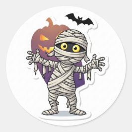 Niedlicher Mummy Halloween Sticker | Spooky & Fun