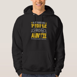 Niedlicher Muttertag Meine Lieblingsmenschen nenne Hoodie