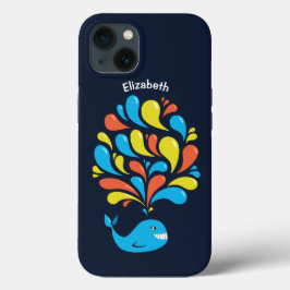 Niedlicher Name Cartoon Fisch farbenfroh Case-Mate iPhone Hülle
