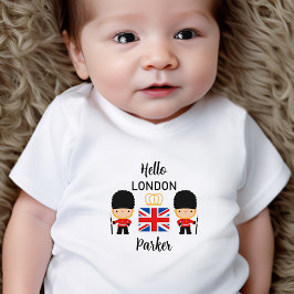 Niedlicher Name des Baby Boys der London Guards Br T-shirt