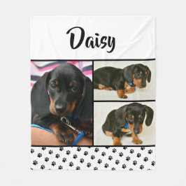 Niedlicher Name des Fotomaterials Fleecedecke